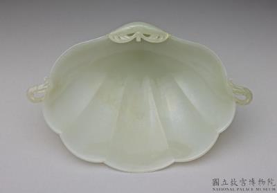 图片[3]-Jade plate in the shape of a shell, Mughal Empire-China Archive